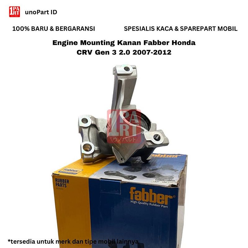 Engine Mounting Pangkon Mesin Kanan Besar Fabber Honda All New CRV CR-V RE Gen3 2.0 2007-2012 SNI KAN OEM 50820-SWC-E01 50820SWCE01