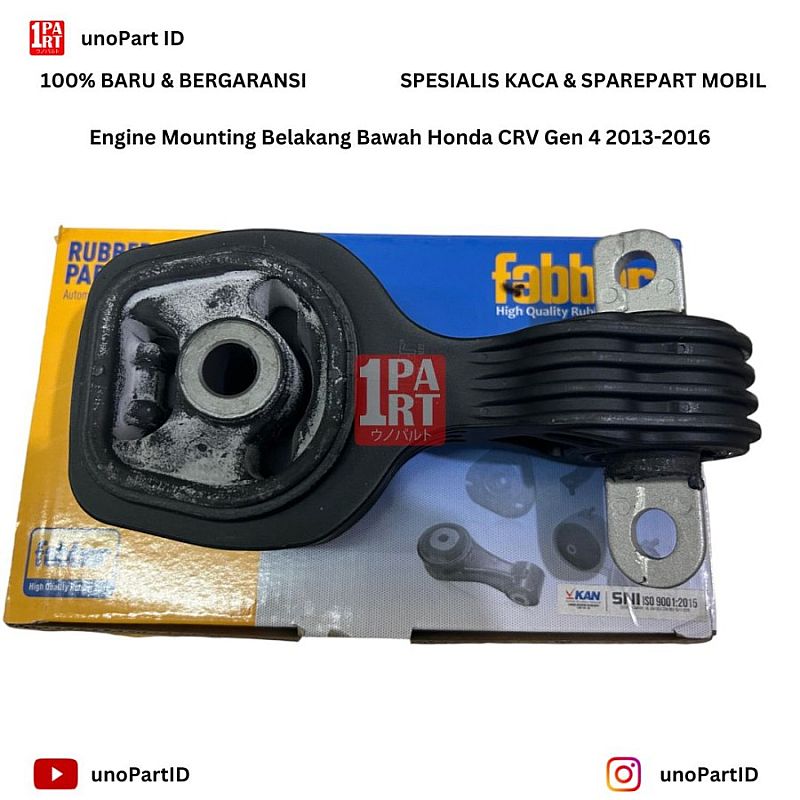Engine Mounting Pangkon Pegangan Dudukan Mesin Insulator Belakang Bawah CRV 2.4 2.0 MT AT 13-16 SNI KAN 50890-T0A-A81