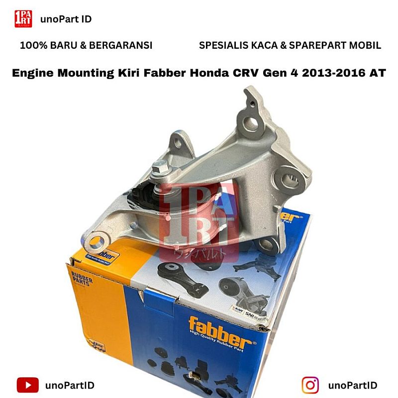 Engine Mounting Pangkon Pegangan Dudukan Mesin Kiri Insulator CRV 2.4 2.0 AT Matic 13-16 SNI KAN 50850-T0A-A81 - foto 4