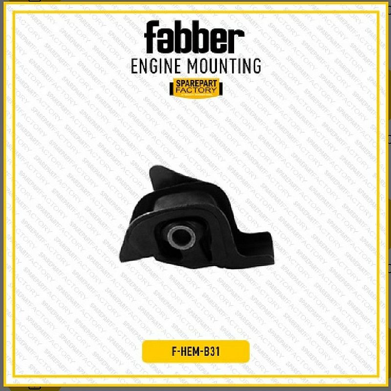 Engine Mounting Pangkon Pegangan Mesin Insulator Depan Fabber Honda City Z Old SX8 1996-2002 SNI KAN OEM 50840-SX8-T51 / 50840-SX8-T01 50840SX8T51 / 50840SX8T01 - foto 2