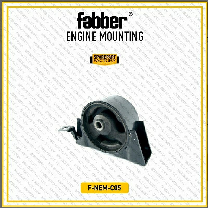 Engine Mounting Pangkon Pegangan Mesin Insulator Depan Fabber Nissan Xtrail X-Trail T30 Serena C24 11270-8H310 Bawah Radiator - foto 5