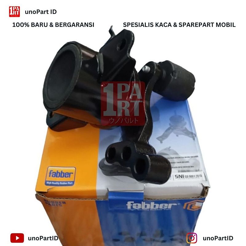 Engine Mounting Pangkon Pegangan Mesin Insulator Kanan MT Manual AT Matic Toyota Daihatsu Agya Ayla 2012-2015 Awal SNI KAN OEM 12305-BZ100 12305-BZ110 12305BZ100 12305BZ110