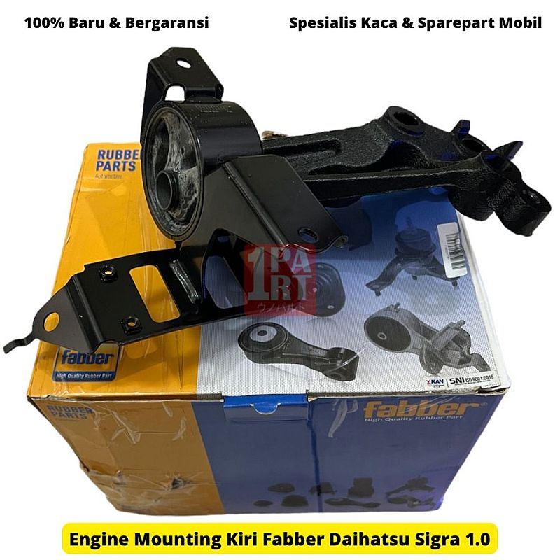 Engine Mounting Pangkon Pegangan Mesin Insulator Kiri Fabber Daihatsu Sigra 1.0 2016-Ke Atas SNI KAN OEM 12306-BZ180 12306BZ180 100% Baru Bergaransi Terbaik