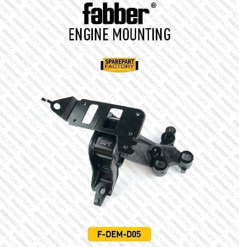 Engine Mounting Pangkon Pegangan Mesin Insulator Kiri Fabber Daihatsu Sigra Toyota Calya 1.2 2016-Ke Atas MT Manual SNI KAN OEM 12306-BZ200 12306BZ200 100% Baru Bergaransi Terbaik