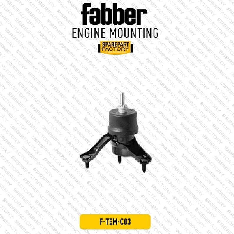 Engine Mounting Pangkon Pegangan Mesin Insulator Kiri Fabber Toyota Alphard ANH10 MNH10 2004-2008 / Harrier 2004-2012 ACU30 / Camry ACV30 XV30 2002-2006 SNI KAN OEM Part No 12372-28020 - foto 9