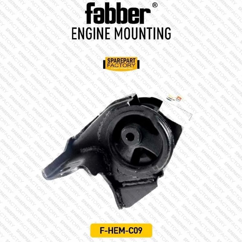 Engine Mounting Pangkon Pegangan Mesin Insulator Kiri Honda Jazz S RS GE8 GK5 / City GM2 GM6 2008-2021 MT Manual Merk Fabber Part No 50850-TG0-T12