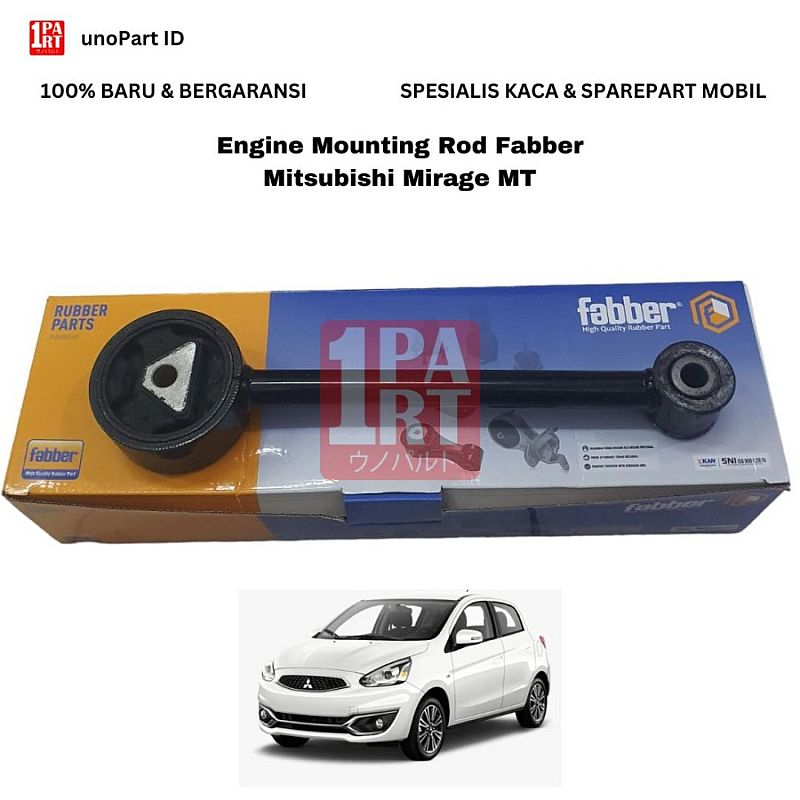 Engine Mounting Rod Belakang Fabber Mitsubishi Mirage MT Part No 1092A034
