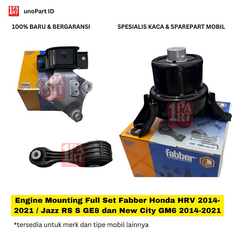 Engine Mounting Set Fabber Honda HRV / Jazz GK5 / City GM6 14-21 / City GN 21- AT - foto 4
