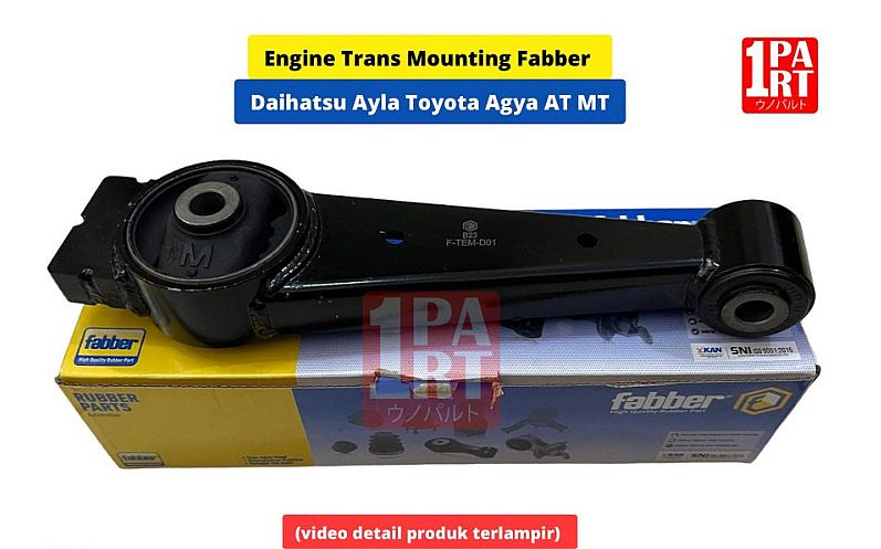 Engine Trans Transmisi Mounting Belakang Agya Ayla AT MT 12309-BZ070 - foto 4