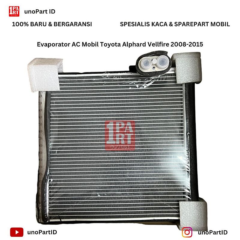 Evap Evaporator AC Mobil Yaruki Toyota Alphard Vellfire Gen2 ANH20 2008-2015 / CRV CR-V Gen 5 Turbo RW 2017-2022 - foto 4