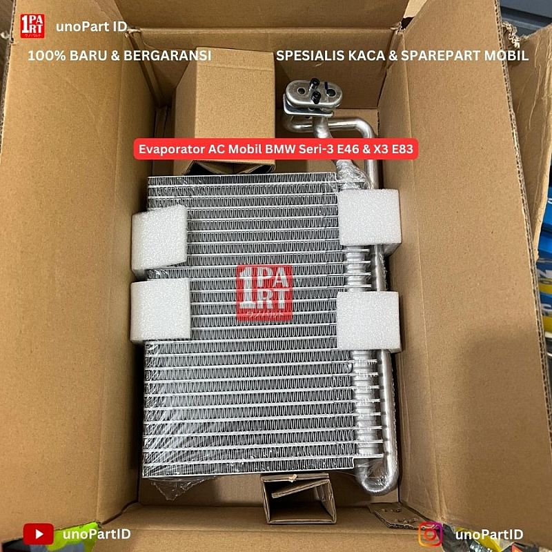 Evaporator Evap AC Mobil BMW Seri-3 320i 323i 330i E46 & X3 E83 Merk Yaruki by unoPart ID Spesialis AC Mobil - foto 2