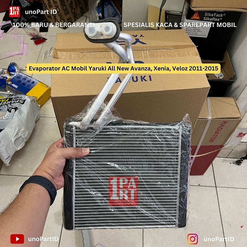Evaporator Evap AC Mobil Toyota Daihatsu Grand Great All New Avanza Xenia Veloz 2011-2021 Gen2 Gen3 Merk Yaruki OEM by unoPart ID - foto 8