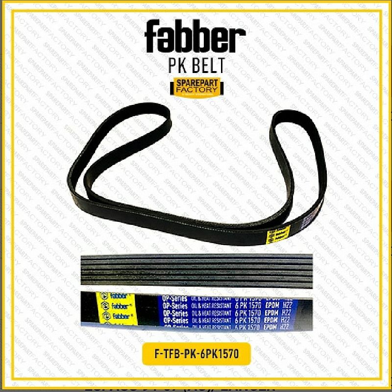 Fan Belt PK Tali Kipas Gran Max Power Steering 07- ALT 6PK 1570