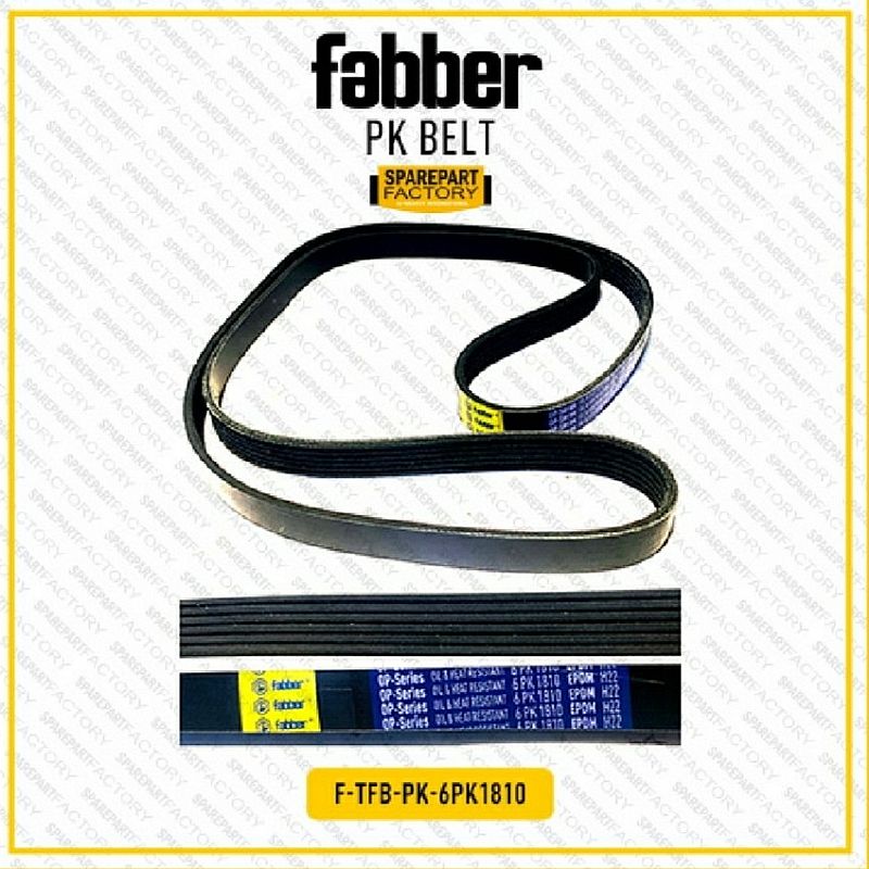 Fan Belt Tali Kipas Gran Max Luxio 1.5 ALT AC Power Steering 6PK 1810 - foto 5