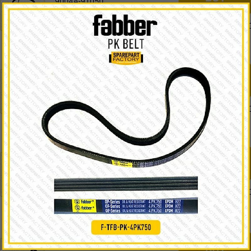 Fan Belt Tali Kipas Luxio / Picanto 2000- Power Steering 4PK 750 - foto 4