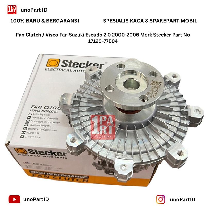 Fan Clutch / Visco Fan Suzuki Escudo 2.0 2000-2006 Merk Stecker Part No 17120-77E04 - foto 5