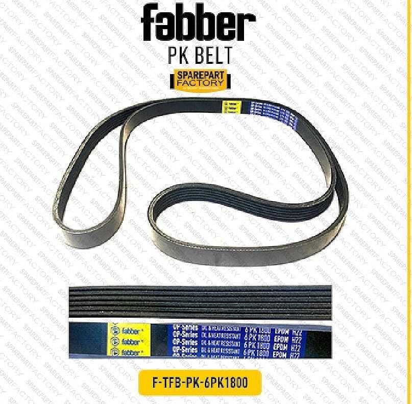 Fan PK Belt V-Belt AC Alt PS Wuling Cortez Fabber 6PK 1800 - foto 4