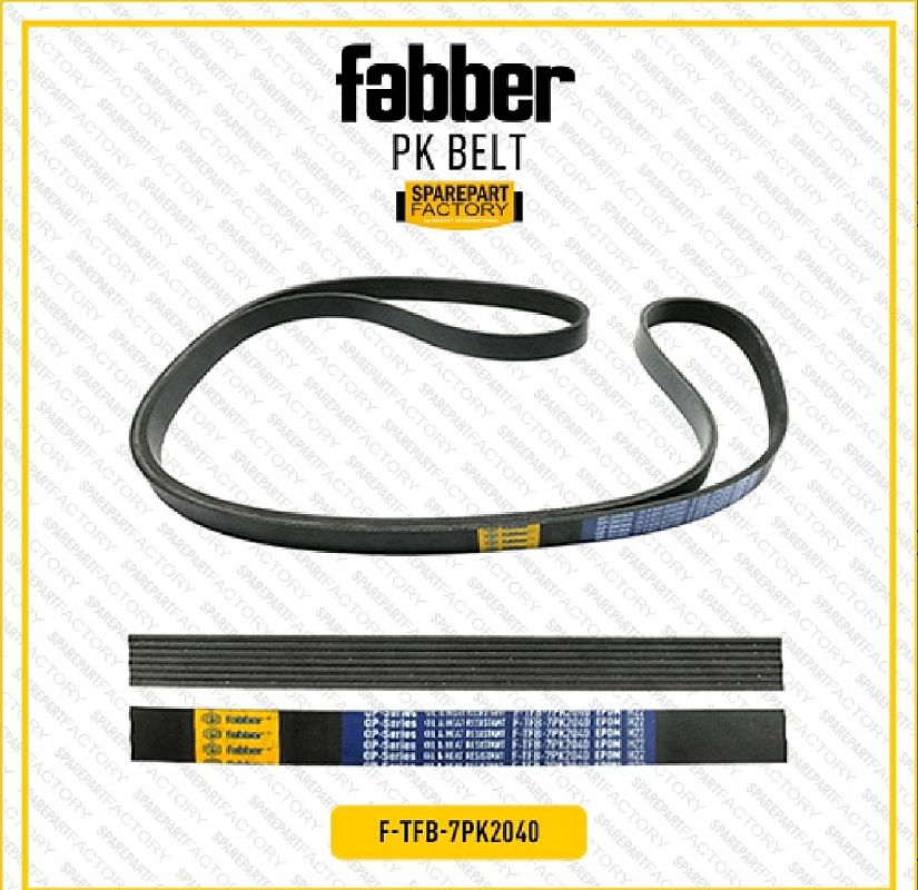 Fan PK Belt V-Belt Tali Kipas Alternator AC Power Steering Fabber Toyota Daihatu Agya Ayla 2012-Ke Atas / Calya Sigra 1.0 2016-Ke Atas 6PK1155 6PK 1155 9004A-91063 9004A91063