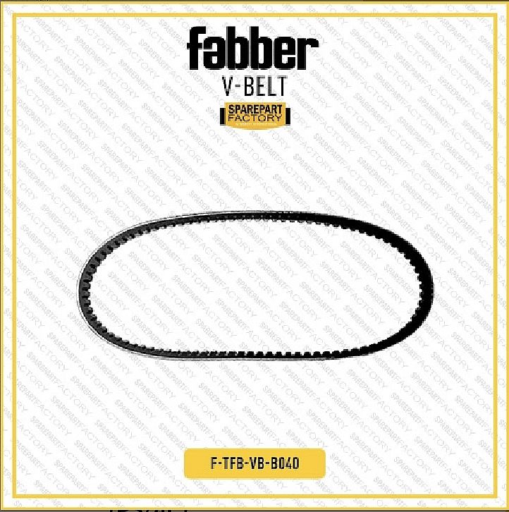 Fan V-Belt Tali Kipas Fabber Isuzu Panther 2.3 2.5 / Elf NHR55 NHR 55 Engkel Alternator SNI KAN OEM 8-97957509-A 17X990Li