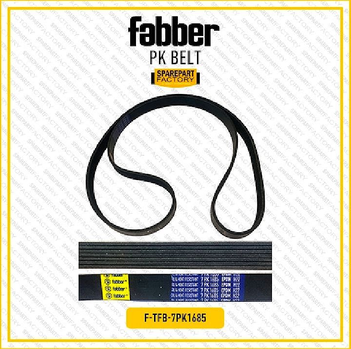 Fan Van PK Belt V-Belt AC Fabber Honda CRV CR-V Gen 4 RM SNI KAN OEM 7PK1685 7PK 1685