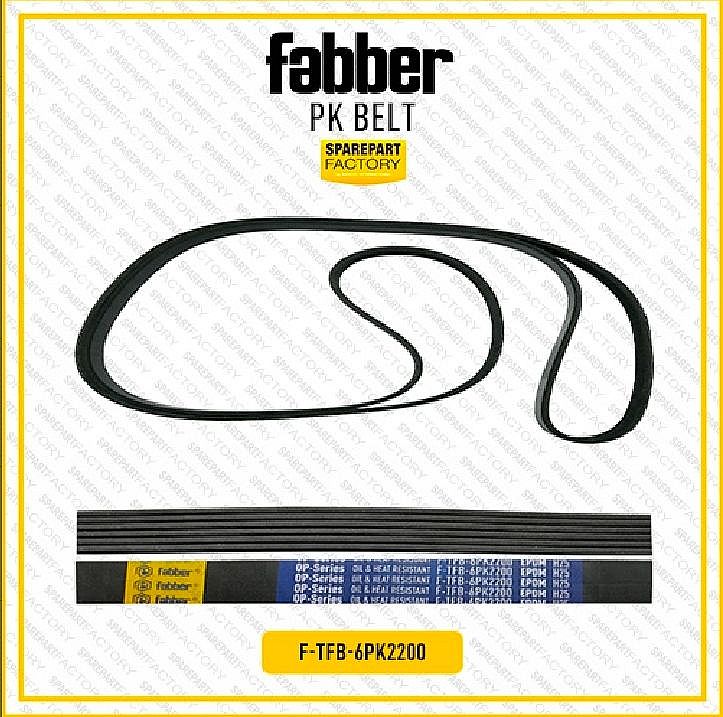 Fan Van V PK Belt VBelt Fanbelt Vanbelt Mitsubishi Outlander Sport SNI KAN OEM 1340A150 6PK2200 6PK 2200