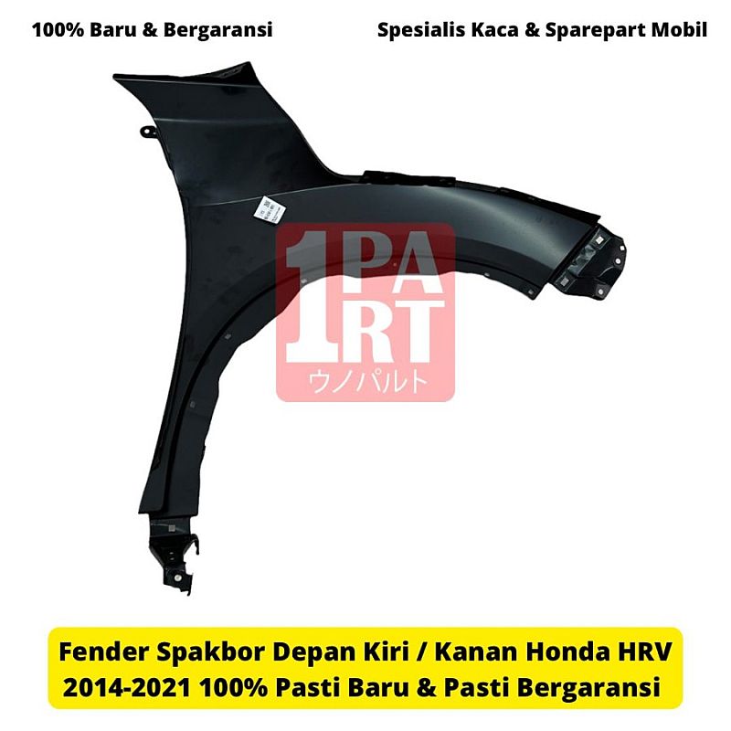 Fender Spakbor Depan Kiri / Kanan Honda HRV HR-V 2014-2021 unoPart ID - foto 4