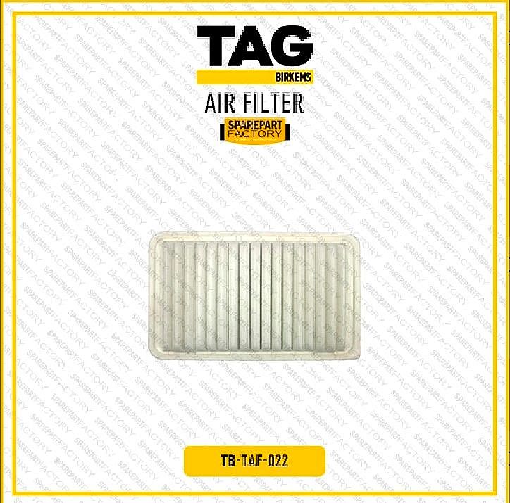 Filter Udara TAG Birkens Toyota Camry ACV30 XV30 2002-2006 / Harrier ACU30 CU30 CU30 MCU30 2004-2012 / Alphard ANH10 Gen1 2002-2008 SNI KAN OEM 17801-0H020 17801-20040 178010H020 1780120040