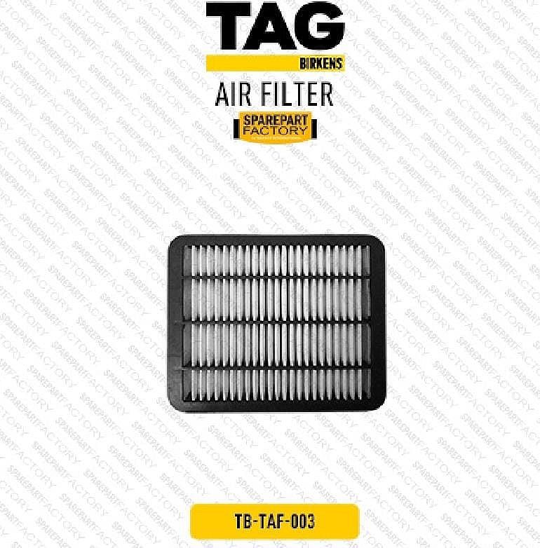 Filter Udara Toyota Hiace Commuter 2013-ON Merk TAG Birkens Part No 17801-AZA19 Air Filter