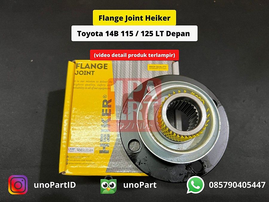 Flange Pinion Kopel Toyota Rino Rhino 14B Dyna 115 125 LT FR Center - foto 3
