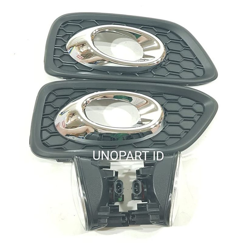 Fog Lamp Lampu Kabut Chrome Assy Luminos Honda Brio Cek Our Youtube - foto 5