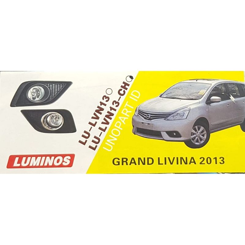 Fog Lamp Lampu Kabut Chrome Assy Luminos Nissan Grand Livina - foto 3