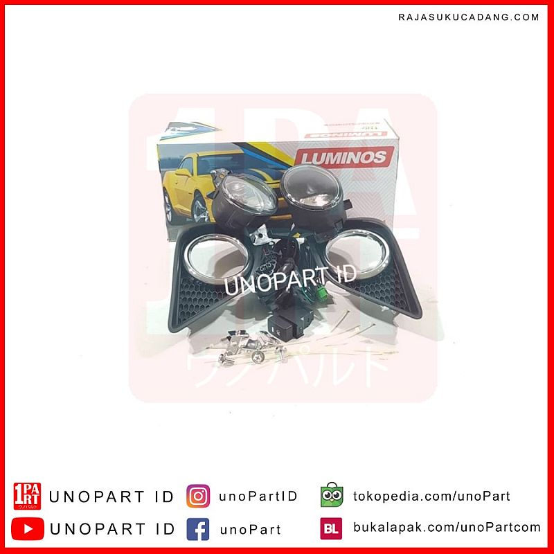 Fog Lamp Lampu Kabut Chrome Assy Luminos Nissan Grand Livina