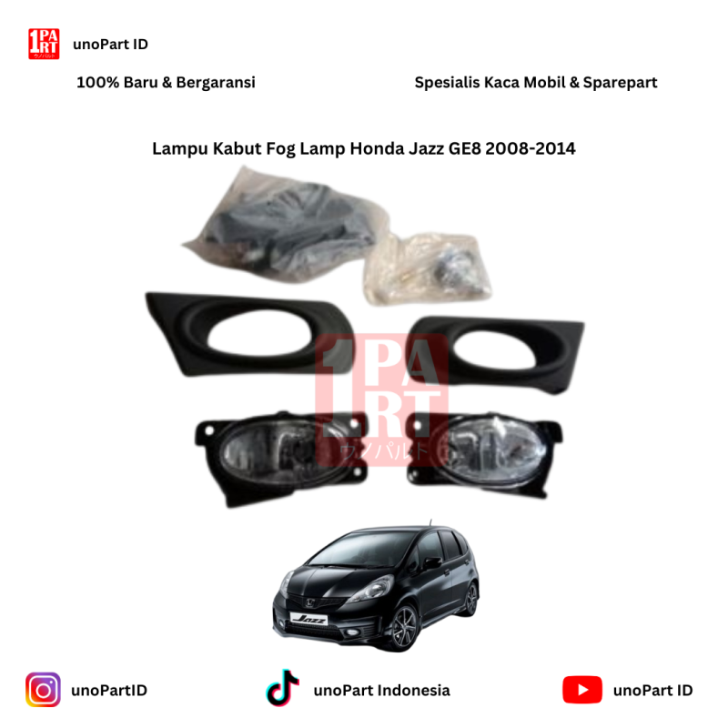 Foglamp Fog Lamp Lampu Kabut Honda Jazz GE8 2011-2013