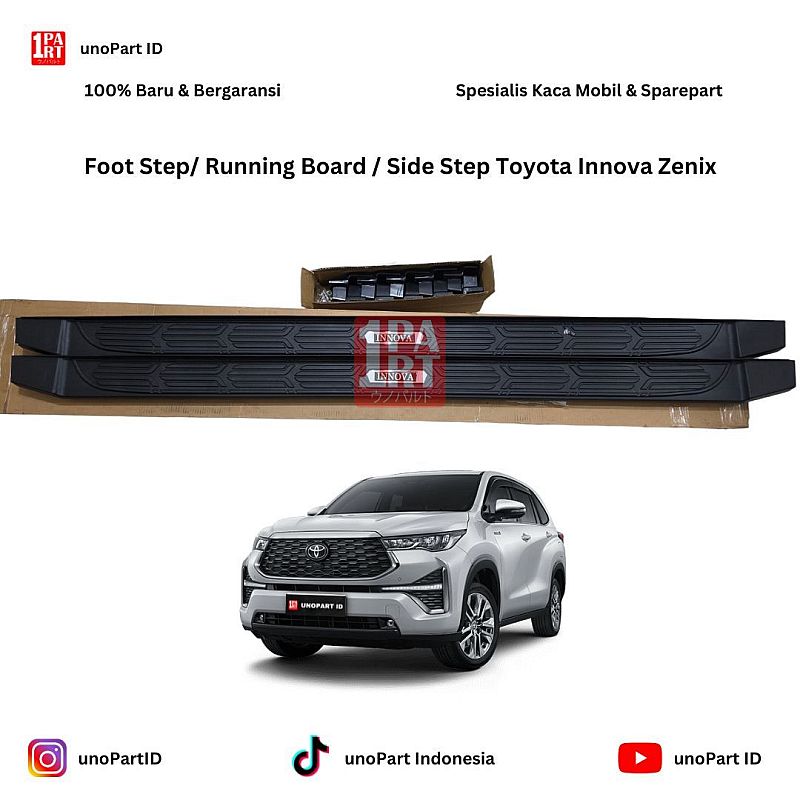 Foot Step / Running Board / Pijakan Kaki Toyota Kijang Innova Zenix by unoPart ID 1Part - foto 3