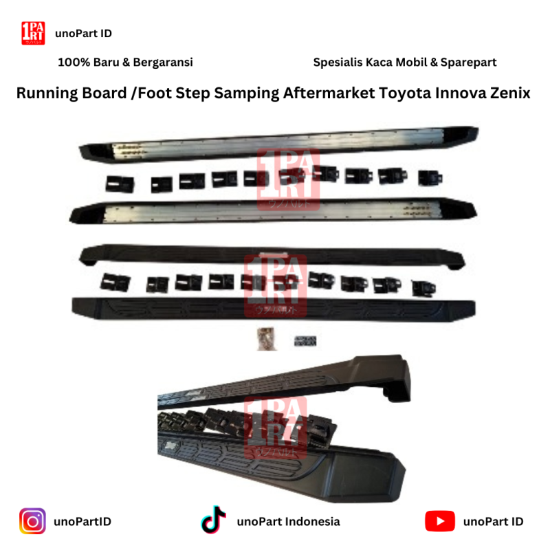Foot Step / Running Board / Pijakan Kaki Toyota Kijang Innova Zenix by unoPart ID 1Part - foto 2