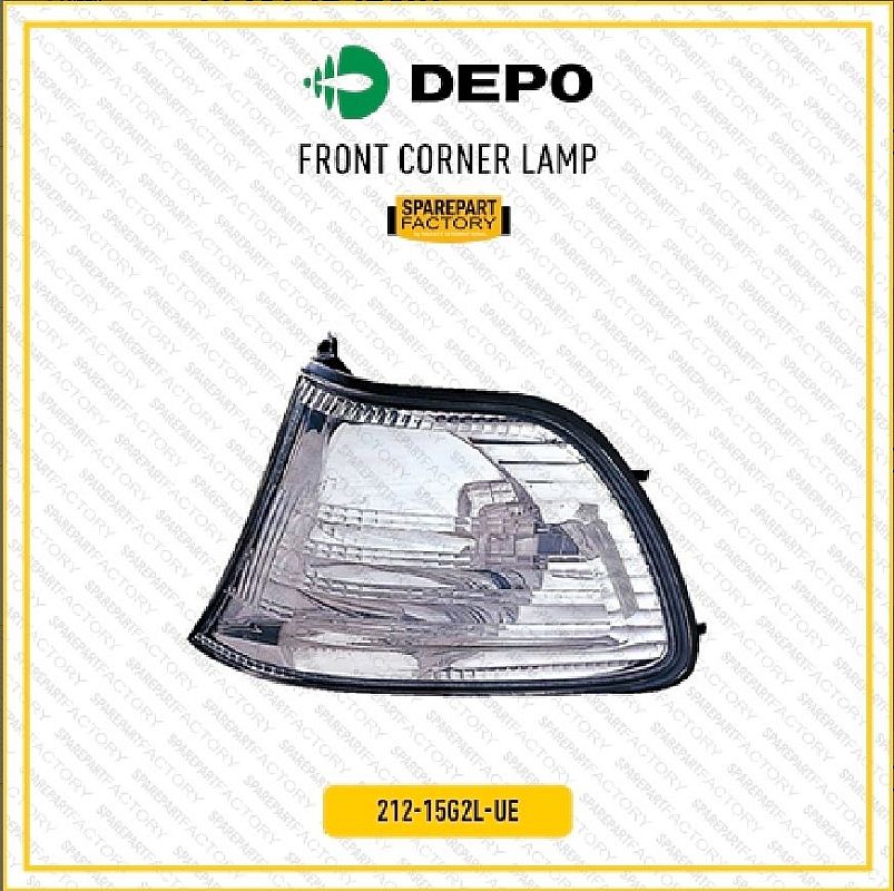 Front Corner Lamp Lampu Sudut Samping Sein Sen Sign Depan Toyota Kijang Kapsul EFI 2003-2004 Merk Depo Kiri/Kanan by unoPart ID - foto 2