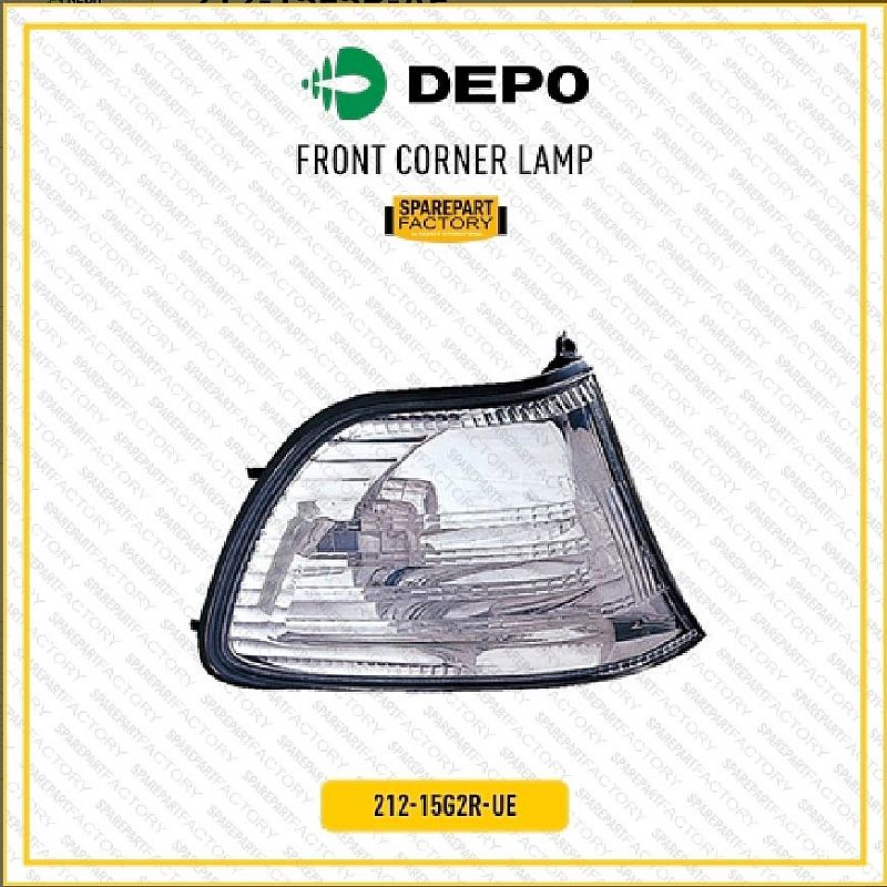 Front Corner Lamp Lampu Sudut Samping Sein Sen Sign Depan Toyota Kijang Kapsul EFI 2003-2004 Merk Depo Kiri/Kanan by unoPart ID