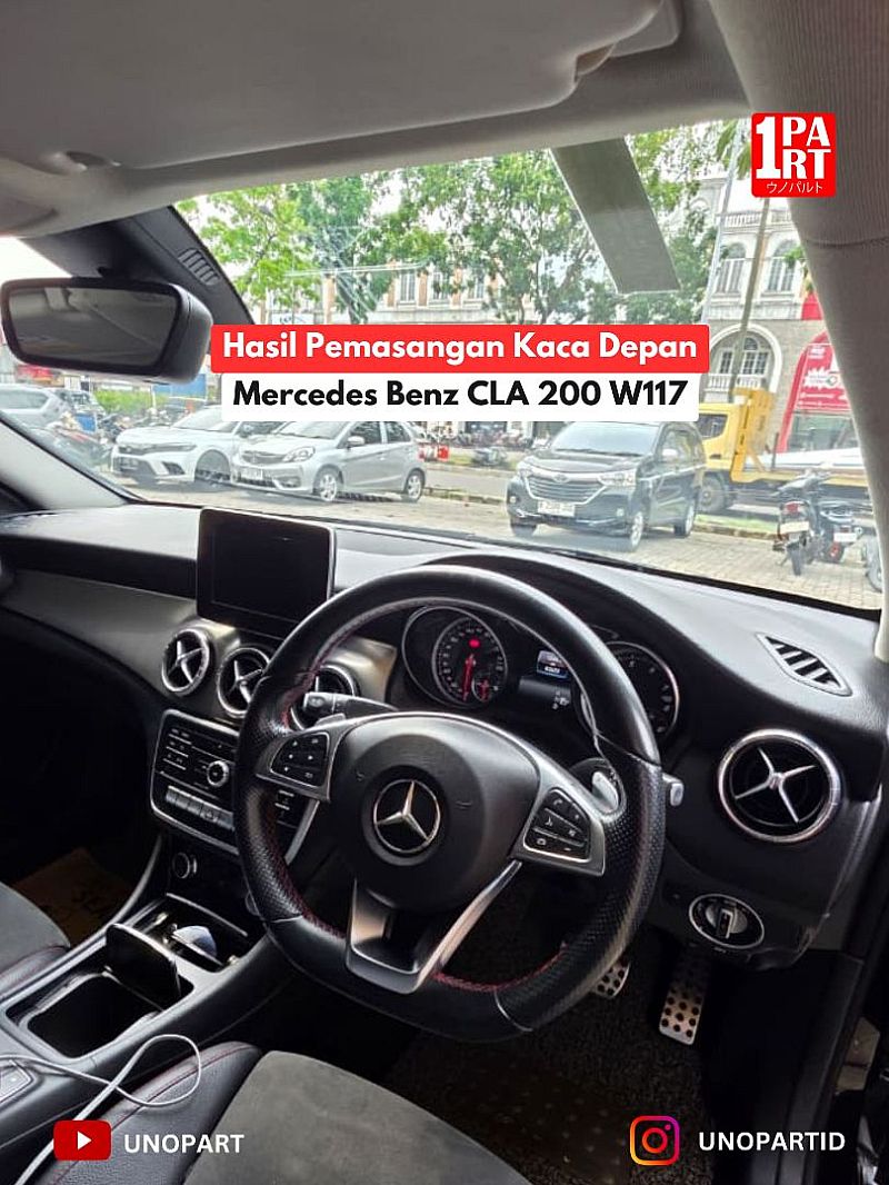 Front Windshield / Kaca Depan Mercedes Benz CLA 200 / GLA200 GLA250 W156 / A-Class W176 by unoPart ID - foto 3