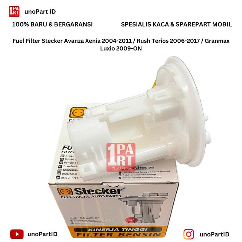 Fuel Filter / Filter Bensin Avanza Xenia 2004-2011 / Rush Terios 2006-2017 / Granmax Luxio 2009-ON Bagian Pompa Bensin - foto 8