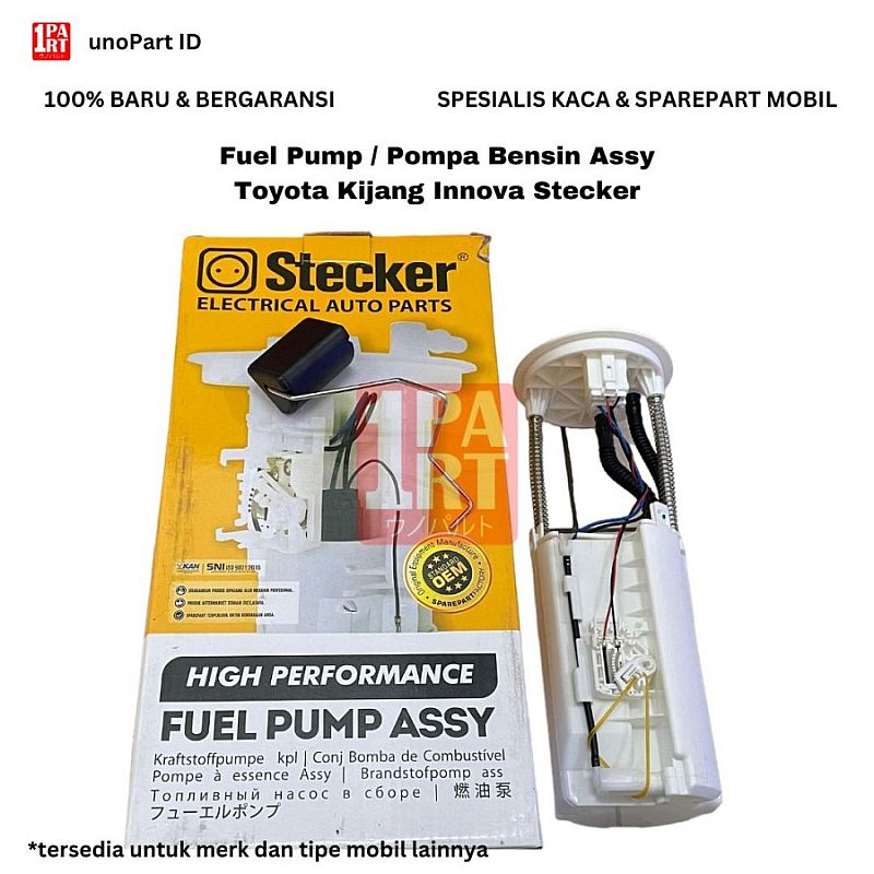 Fuel Pump / Pompa Bensin Assy Stecker Toyota Kijang Innova 04-15 Gen1 - foto 4