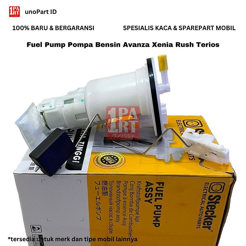 Fuel Pump Pompa Bensin Assy Komplit Stecker Toyota Daihatsu Avanza Xenia Gen1 Gen2 Veloz 04-15 / Rush Terios Konde Gen1 06-17 100% BARU SNI KAN OEM 23100-BZ010 23100BZ010 - foto 3