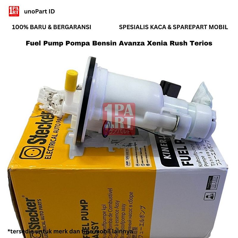 Fuel Pump Pompa Bensin Assy Komplit Stecker Toyota Daihatsu Avanza Xenia Gen1 Gen2 Veloz 04-15 / Rush Terios Konde Gen1 06-17 100% BARU SNI KAN OEM 23100-BZ010 23100BZ010 - foto 5