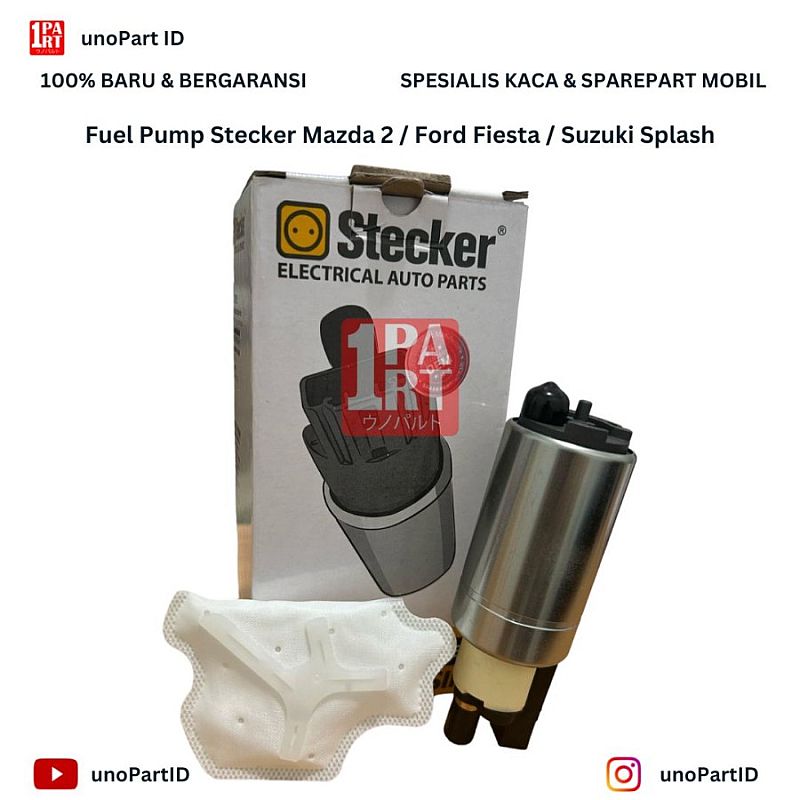 Fuel Pump Pompa Bensin Stecker Mazda 2 / Ford Fiesta / Suzuki Splash SNI KAN OEM ZJ38-13-35XC ZJ381335XC - foto 5