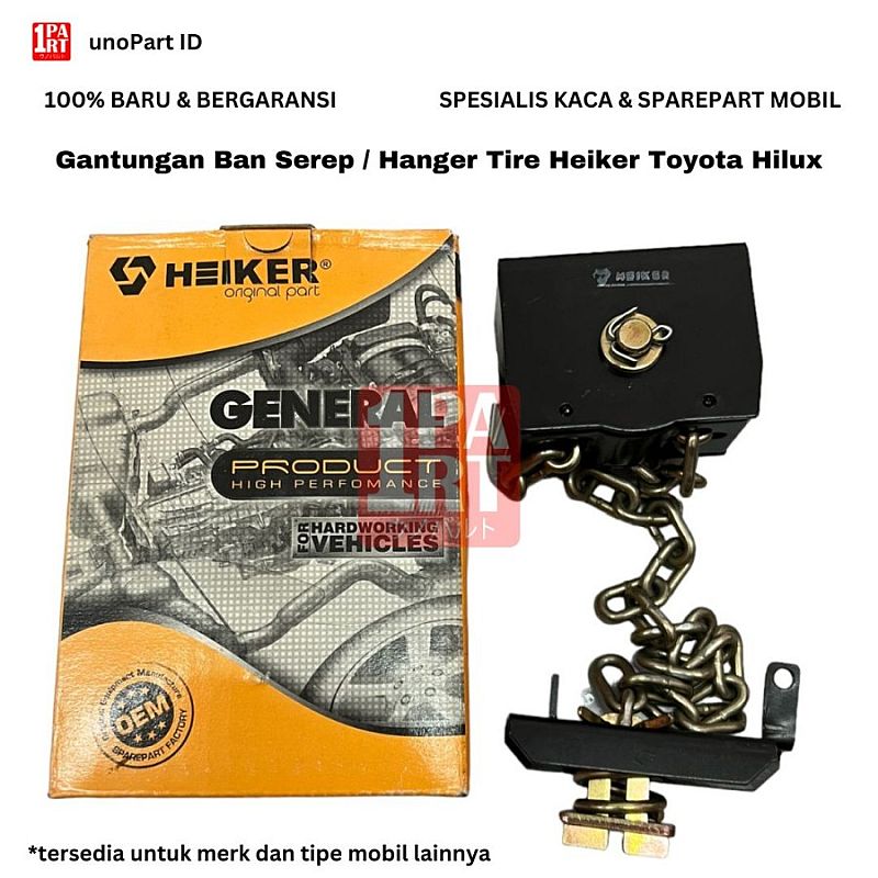 Gantungan Ban Serep Hanger Tire Toyota Hilux Merk Heiker - foto 4