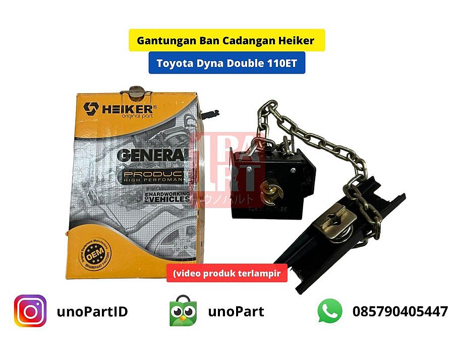 Gantungan Ban Serep HEIKER Dyna Dutro Double 110 ST - foto 4