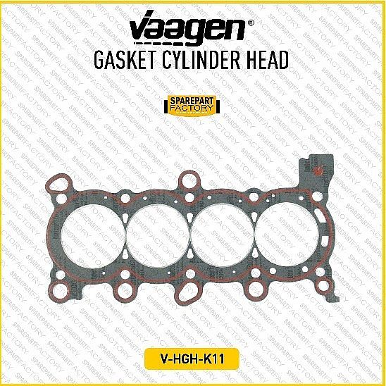 Gasket Packing Paking Cylinder Head Kop Deksel Asbes Karbon Vaagen Honda Civic FD Batman / CRV CR-V Gen3 RE 2.0 06-12 SNI KAN OEM 12251-RNA-A02 12251RNAA02 by Unopart ID - foto 3