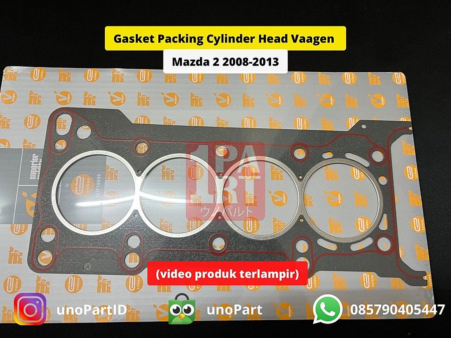 Gasket Packing Paking Cylinder Head Kop Deksel Mazda 2 2008-2013 Part No P501-10-271 - foto 4