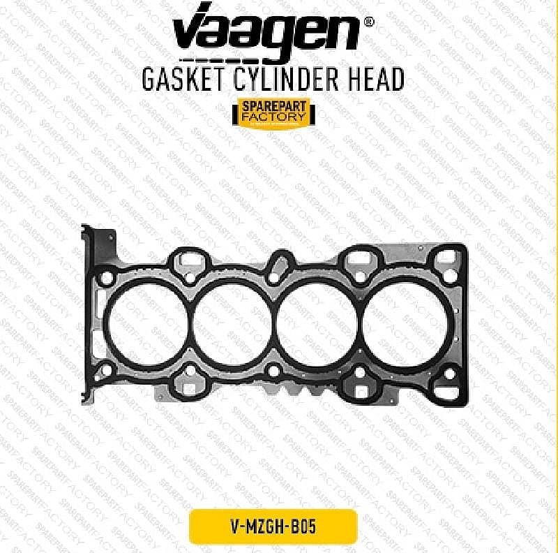 Gasket Packing Paking Cylinder Head Kop Deksel Plat Besi Mazda CX-5 2.5 Skyactiv 2012-2016 - foto 2
