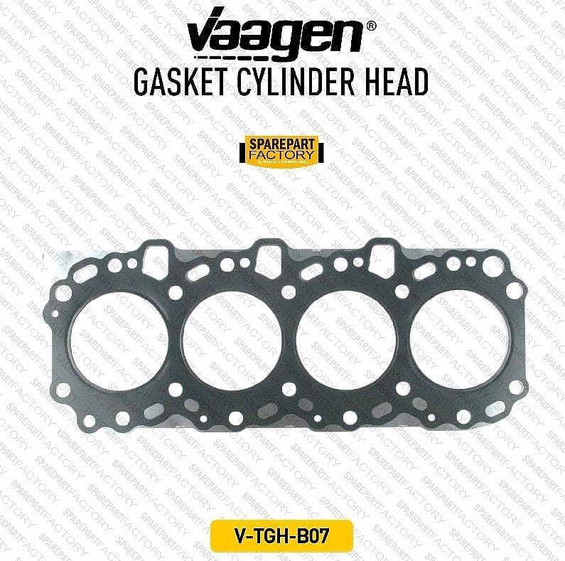 Gasket Packing Paking Cylinder Head Kop Deksel Plat Besi Toyota Innova Fortuner Diesel 2KD - foto 5