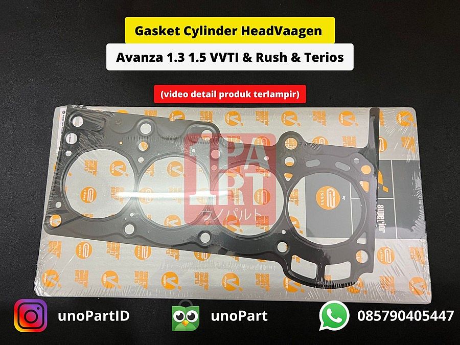 Gasket Packing Paking Cylinder Head Kop Deksel Plat Vaagen Avanza 1.3 1.5 Rush Terios - foto 5